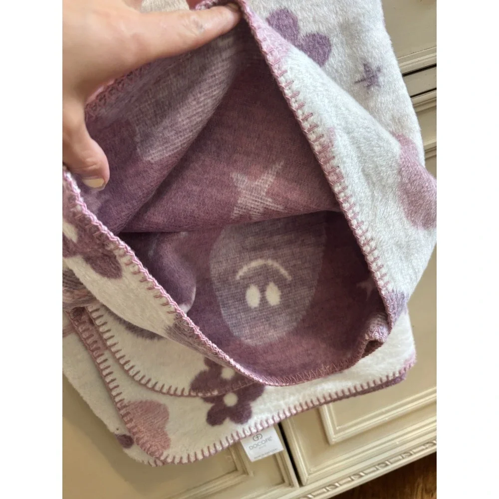Docofil Halloween Blanket White Purple Pink Ghost Pumpkin Cute 51